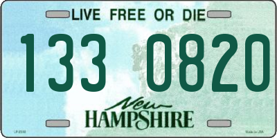 NH license plate 1330820