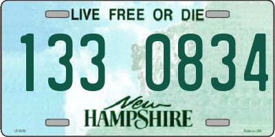 NH license plate 1330834