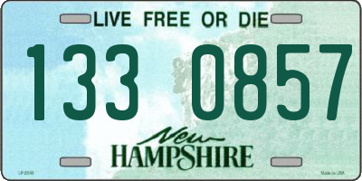 NH license plate 1330857