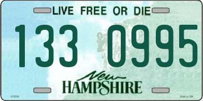 NH license plate 1330995