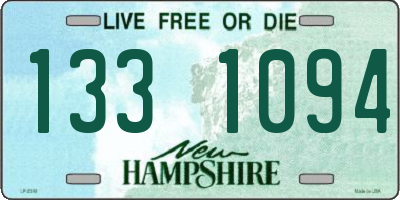 NH license plate 1331094