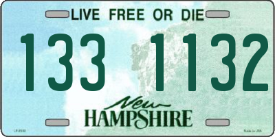 NH license plate 1331132