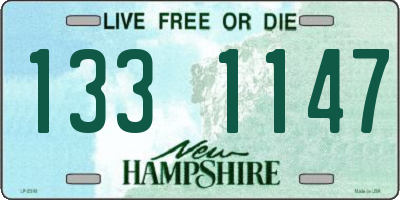 NH license plate 1331147