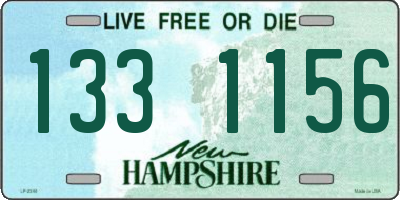 NH license plate 1331156