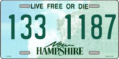 NH license plate 1331187