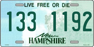 NH license plate 1331192
