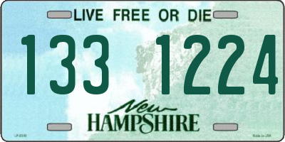 NH license plate 1331224