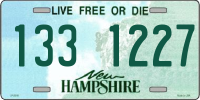 NH license plate 1331227