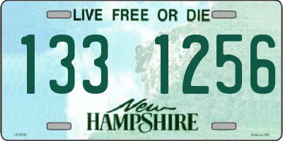 NH license plate 1331256