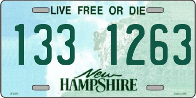 NH license plate 1331263