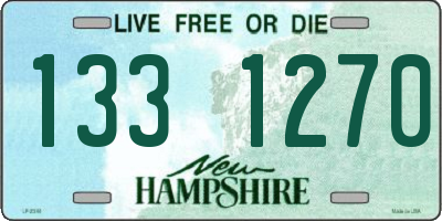 NH license plate 1331270