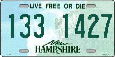 NH license plate 1331427