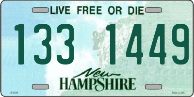 NH license plate 1331449