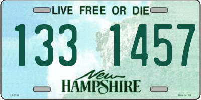 NH license plate 1331457