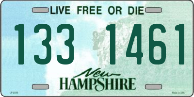 NH license plate 1331461