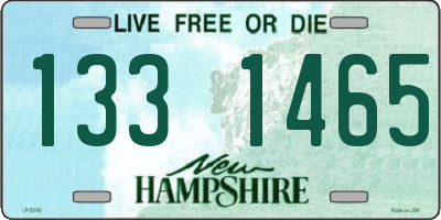 NH license plate 1331465