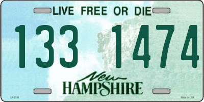 NH license plate 1331474