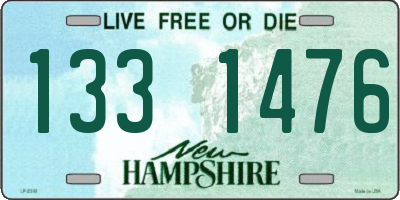 NH license plate 1331476