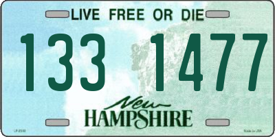NH license plate 1331477