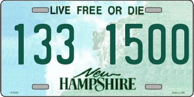NH license plate 1331500