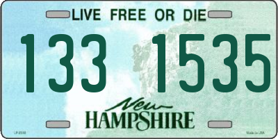 NH license plate 1331535