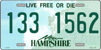 NH license plate 1331562
