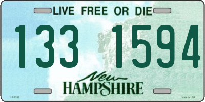 NH license plate 1331594