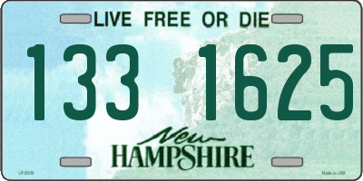 NH license plate 1331625