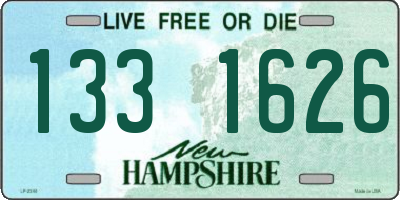 NH license plate 1331626