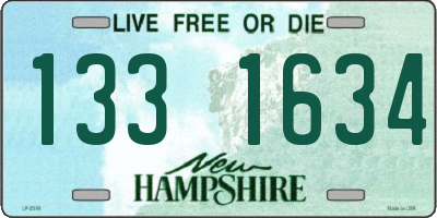 NH license plate 1331634