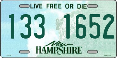 NH license plate 1331652