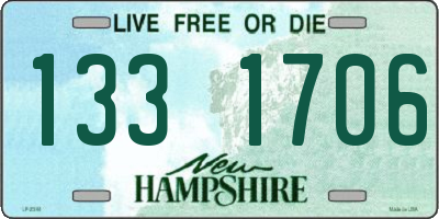 NH license plate 1331706