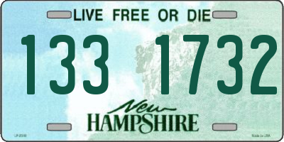 NH license plate 1331732