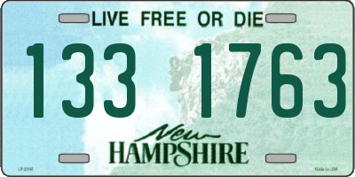 NH license plate 1331763