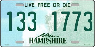 NH license plate 1331773