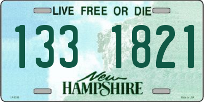 NH license plate 1331821