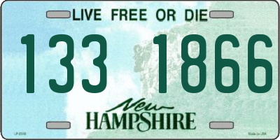 NH license plate 1331866