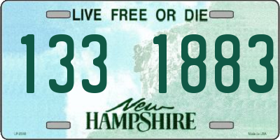 NH license plate 1331883