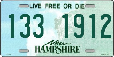 NH license plate 1331912