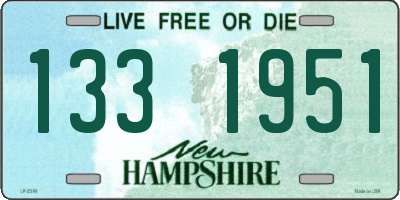 NH license plate 1331951
