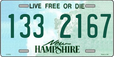 NH license plate 1332167