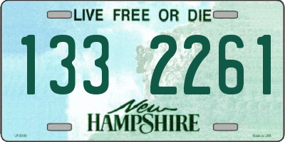 NH license plate 1332261