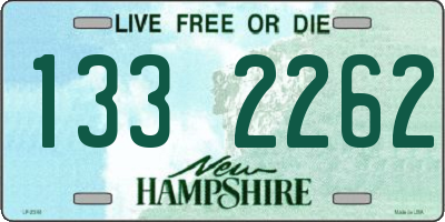 NH license plate 1332262