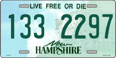 NH license plate 1332297