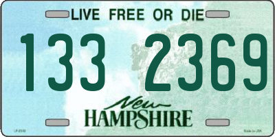 NH license plate 1332369