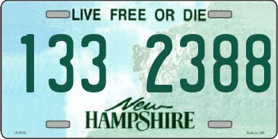 NH license plate 1332388