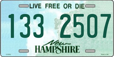 NH license plate 1332507