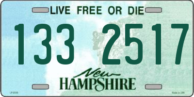 NH license plate 1332517