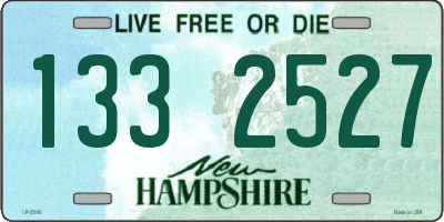 NH license plate 1332527