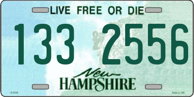 NH license plate 1332556